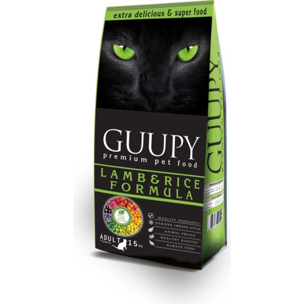 Guupy Kuzu Etli Pirinçli Kedi Maması 15 kg Evcil Hayvan Ürünleri Fiyatı