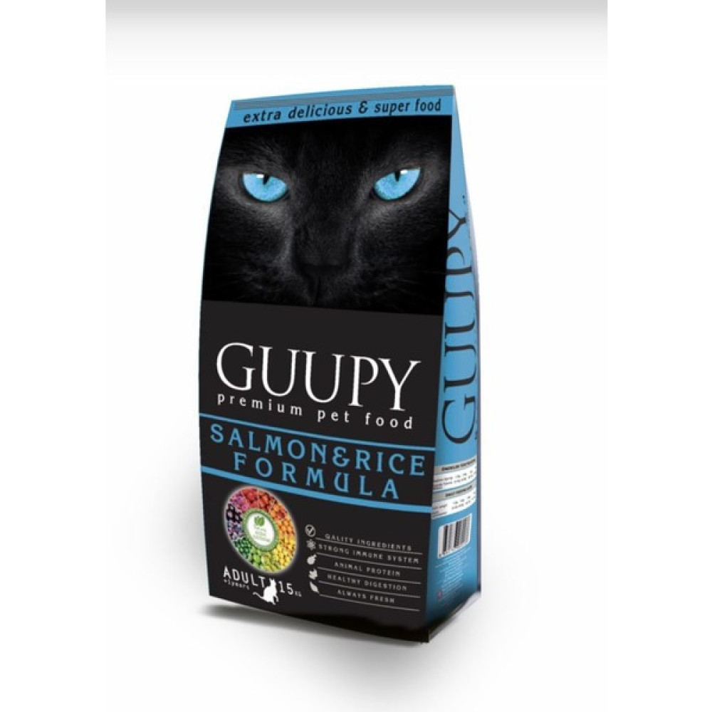 Guupy Somonlu Yetişkin Kedi Maması 15 kg Evcil Hayvan Ürünleri Fiyatı