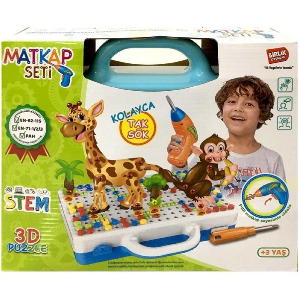 Güven Oyuncak 3D Tıcı 340 Parça Matkaplı Tamir Seti Anne Bebek Oyuncak Fiyatı