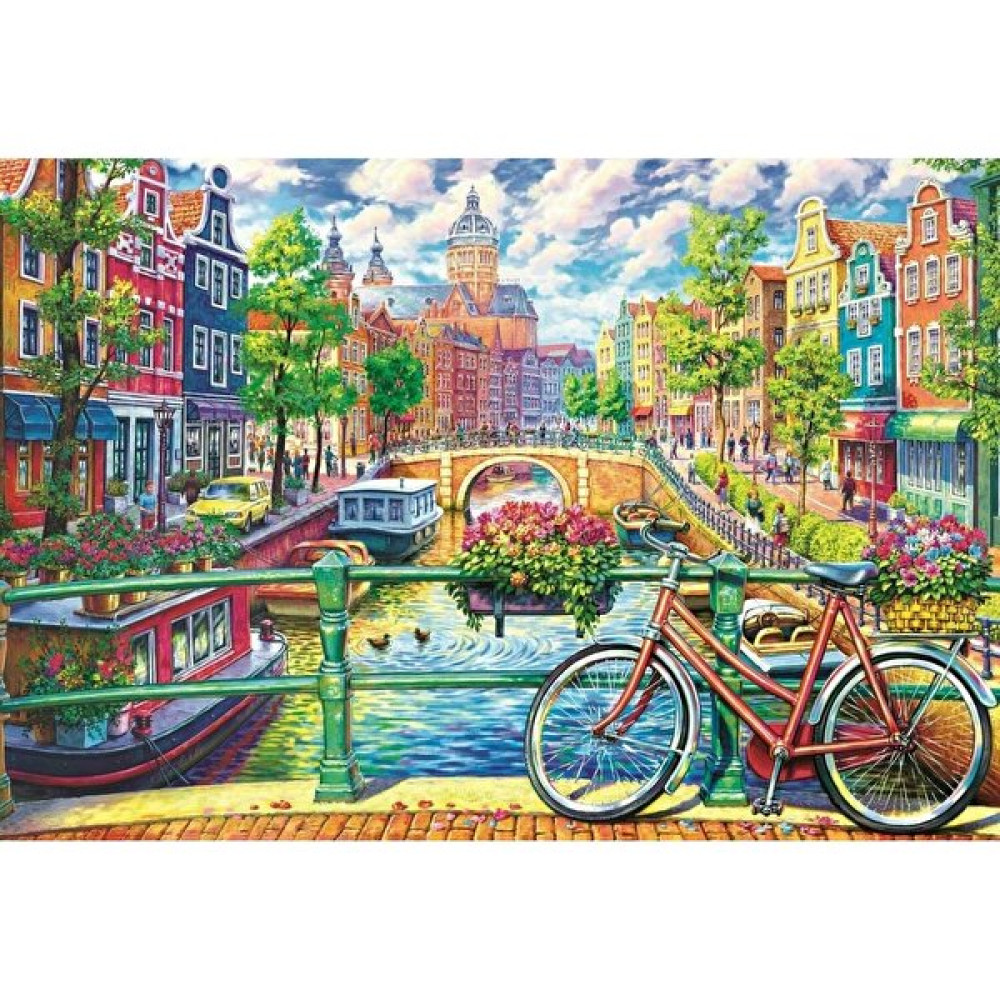 Güven Serigrafi Amsterdam Kanal 1000 Parça Ahşap Puzzle Yapboz Puzzle & Aksesuarları Fiyatı