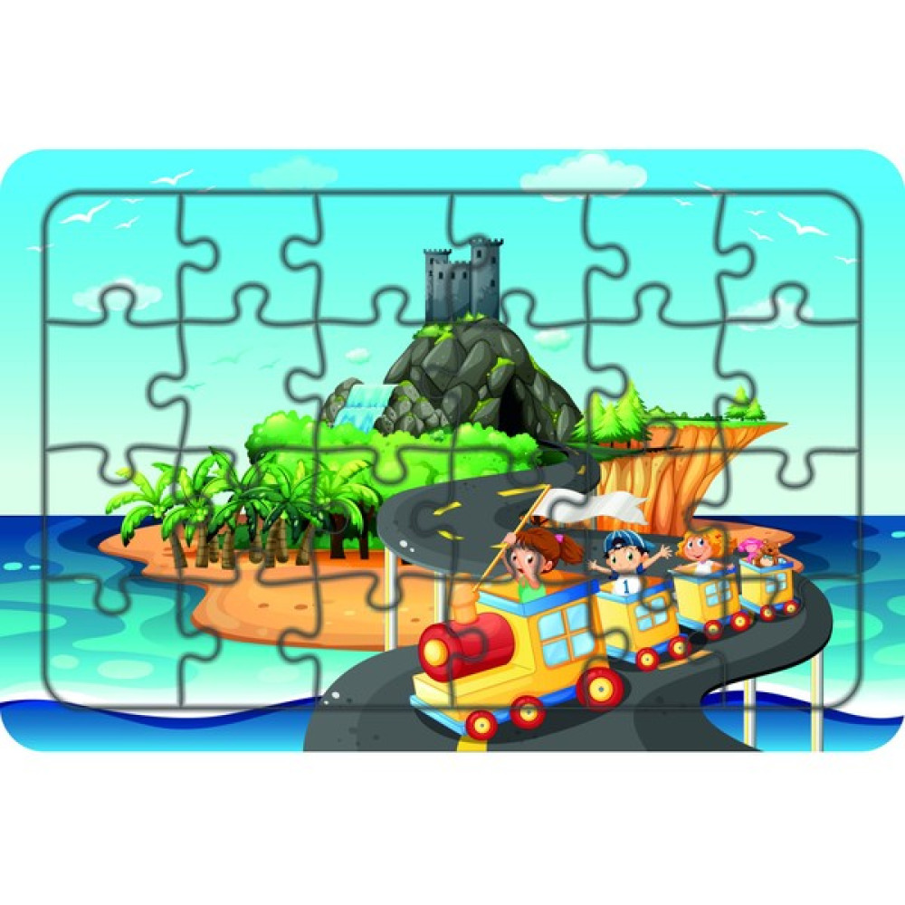 Güven Serigrafi Tatil Treni 24 Parça Ahşap Çocuk Puzzle Yapboz Oto Boyaları Fiyatı