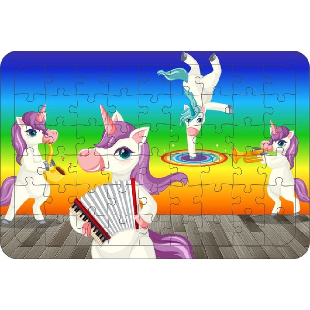 Güven Serigrafi Unicorn 4  54 Parça Ahşap Çerçeveli Puzzle Yapboz Oto Boyaları Fiyatı