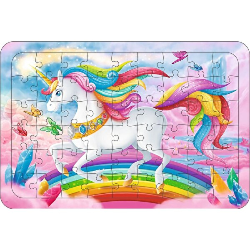 Güven Serigrafi Unicorn 7 54 Parça Ahşap Çerçeveli Puzzle Yapboz Puzzle & Aksesuarları Fiyatı