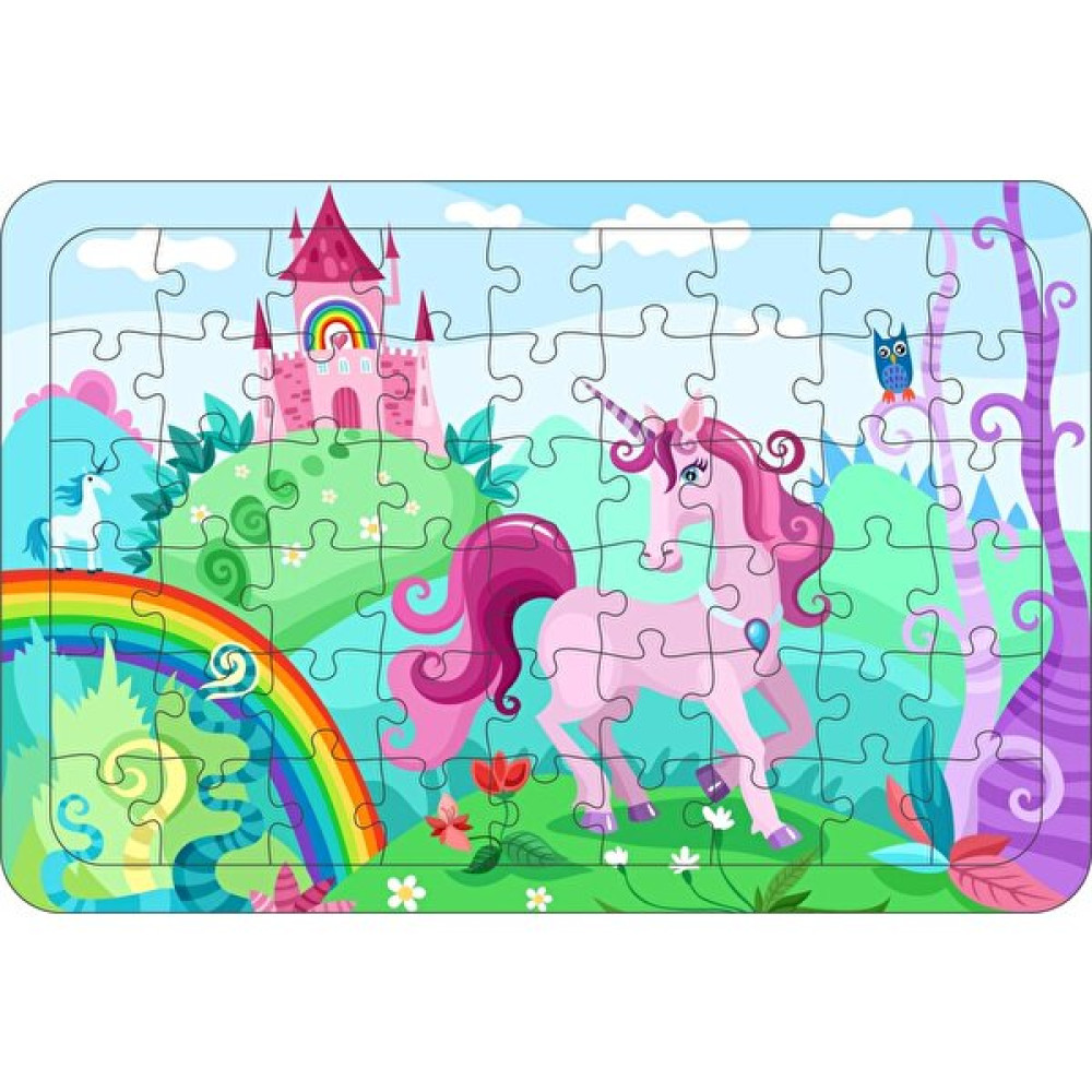 Güven Serigrafi Unicorn 9 54 Parça Ahşap Çerçeveli Puzzle Yapboz Puzzle & Aksesuarları Fiyatı