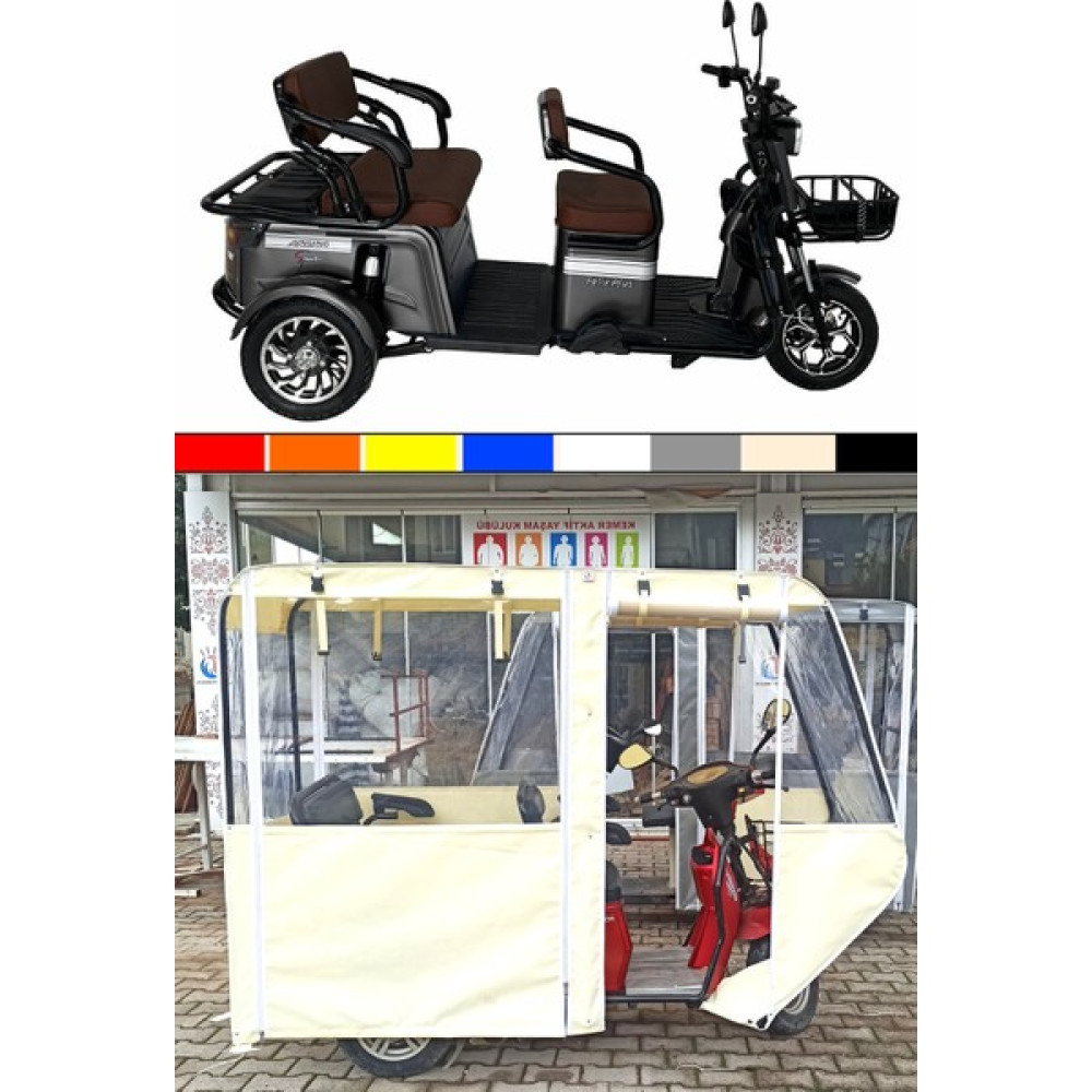 Güven Tente Arora Felix Elektrikli 3 Tekerli Motosiklet Kışlık Tente Motorsiklet Brandaları Fiyatı