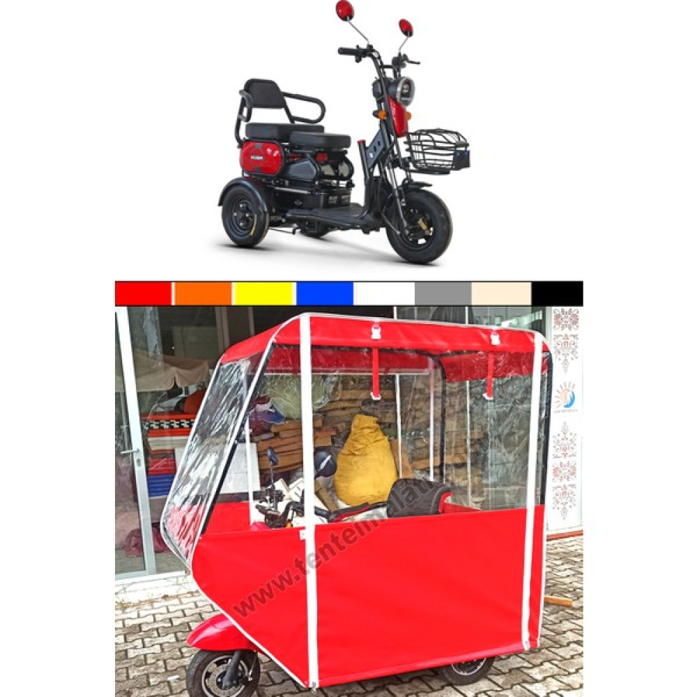 Güven Tente Kuba Motor Viper Sport 3 Tekerlekli Elektrikli Motosiklet Kışlık Tente Motorsiklet Brandaları Fiyatı