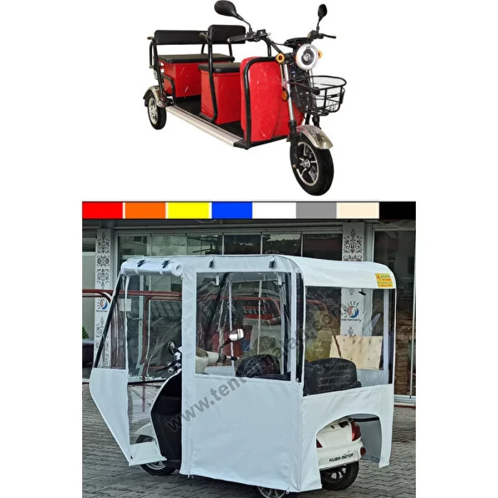 Güven Tente Volta Amp5 Elektrikli 3 Tekerlekli Moped Kışlık Tente Motorsiklet Brandaları Fiyatı