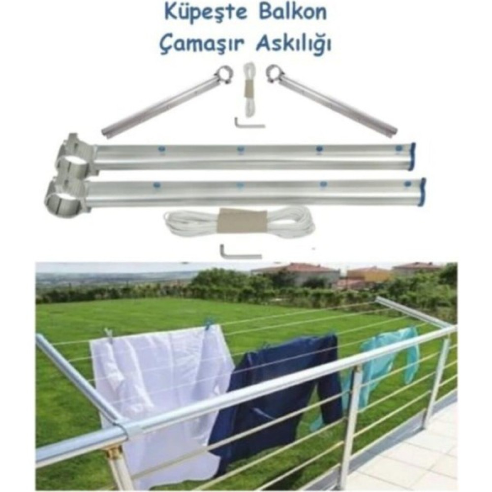 Güvenevi Küpeşte Balkon Çamaşır Askılığı Balkon Kurutmalık Alüminyum Çamaşır Kurutma Makineleri Fiyatı
