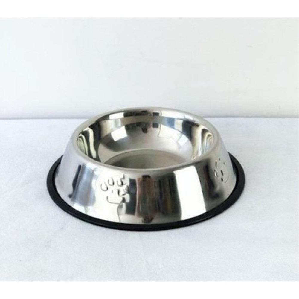 GuvenliPazar Metal Kedi Köpek Mama ve Su Kabı Büyük Boy 15 cm 2 Adet - Gümüş Evcil Hayvan Ürünleri Fiyatı