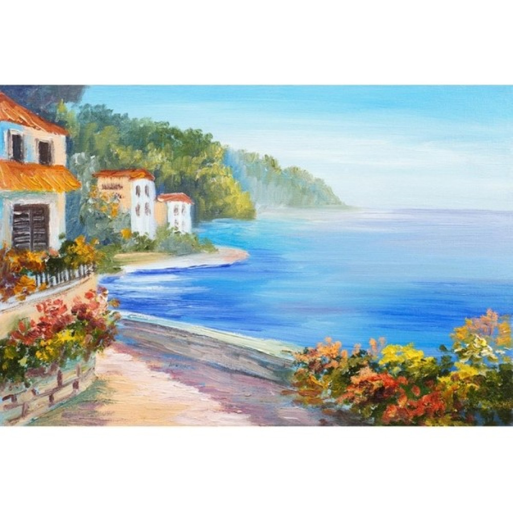 Guwwenn Canvas Denizde Bakış Sayılarla Boyama Seti Sayılarla Boyama Seti Kasnaklı 100 x 140 cm Sanatsal Malzemeler Fiyatı