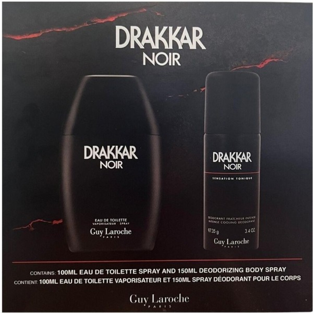 Guy Laroche Drakkar Noir Edt 100ML + 150 ml Deodorant Erkek Parfüm Seti Erkek Parfümleri Fiyatı