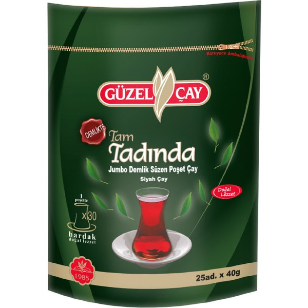 Güzel Çay Tam Tadında 40gr X 25' li 1000gr Diğer Fiyatı