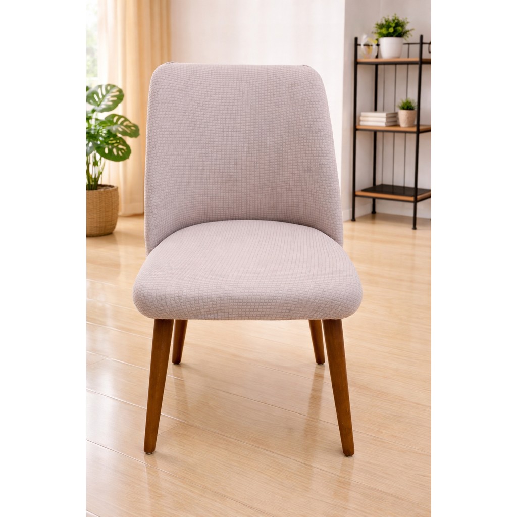 Güzelevim Tekstil Güzelevim Bambu Sandalye Kılıfı Yıkanabilir Likralı Esnek Lastikli Sandalye Örtüsü - 38 x 56 cm - Açık Vizon - Cappuccino Standart Sandalye Fiyatı