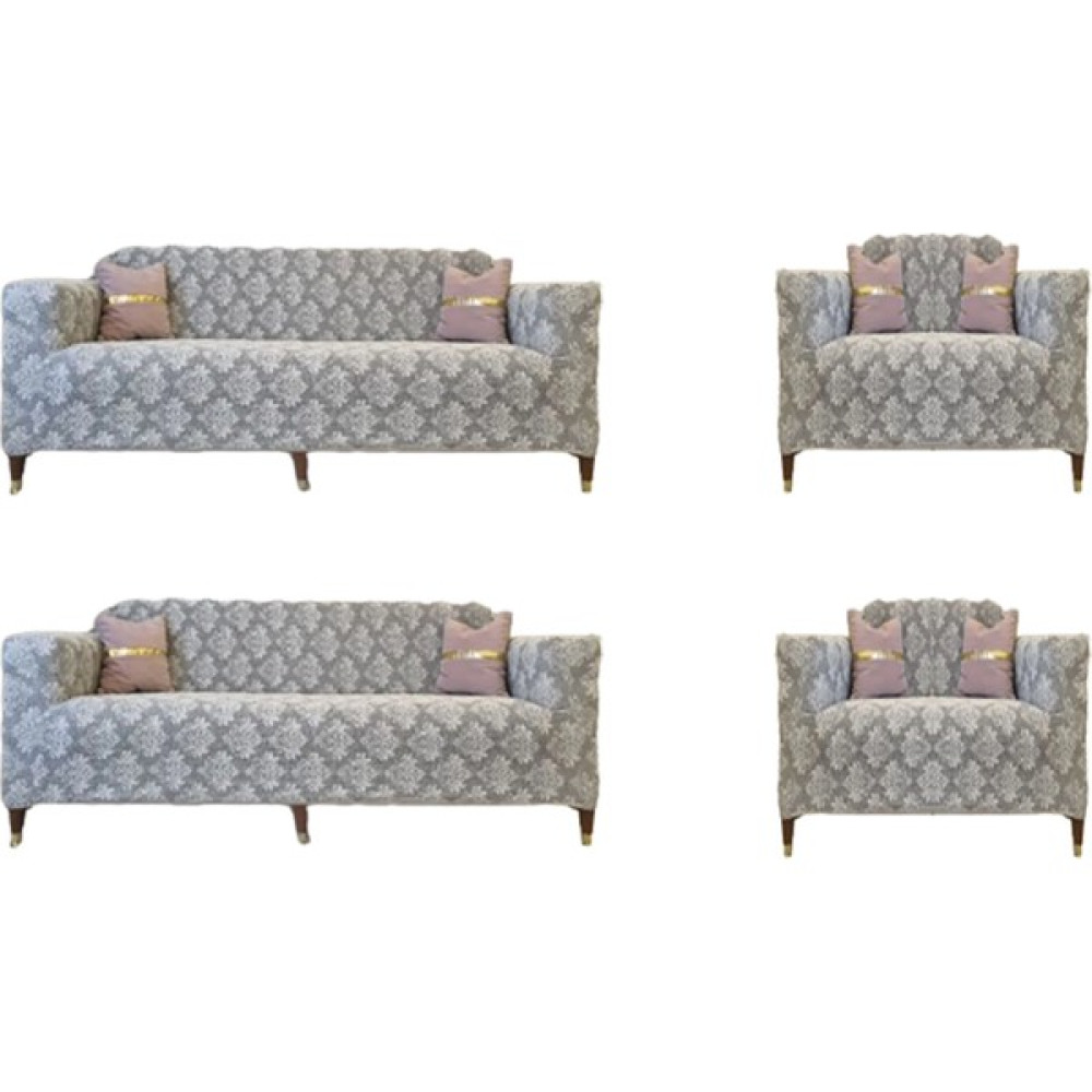 Güzelevim Tekstil Jakarlı Damask Desen 3+2+1+1 Elastik Koltuk Kılıfı Koltuk Örtü - 180 x 230 cm - Krem Koltuk & Kanepe Örtüsü Fiyatı