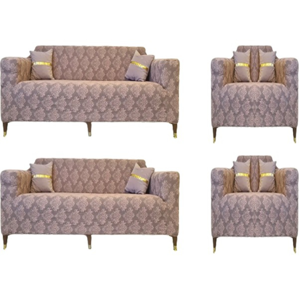 Güzelevim Tekstil Jakarlı Damask Desen 3+2+1+1 Elastik Koltuk Kılıfı Koltuk Örtü - 180 x 230 cm - Pudra Koltuk & Kanepe Örtüsü Fiyatı