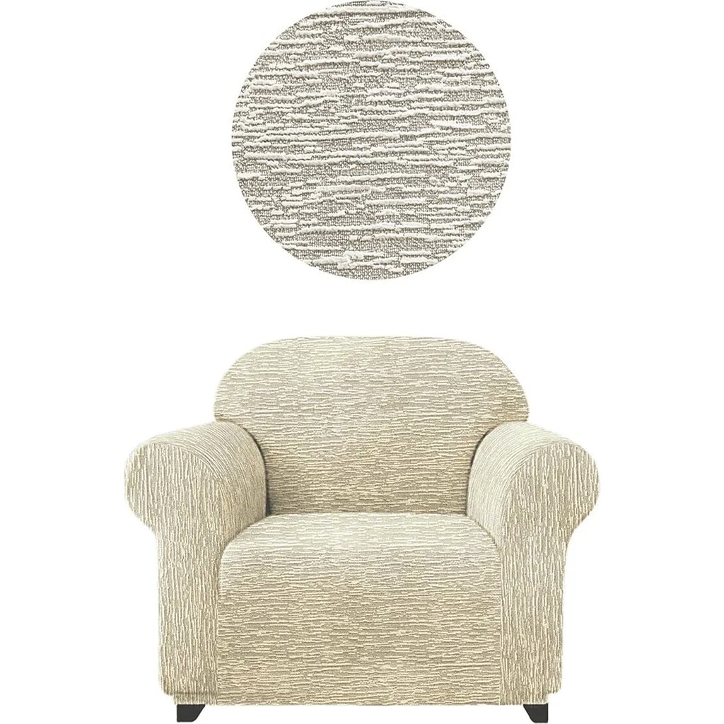 Güzelevim Tekstil Jkarlı Düz Desen Tekli Koltuk Kılıfı Berjer Koltuk Örtü - 80 x 120 cm - Açık Gri Tekli Koltuk & Berjer Fiyatı