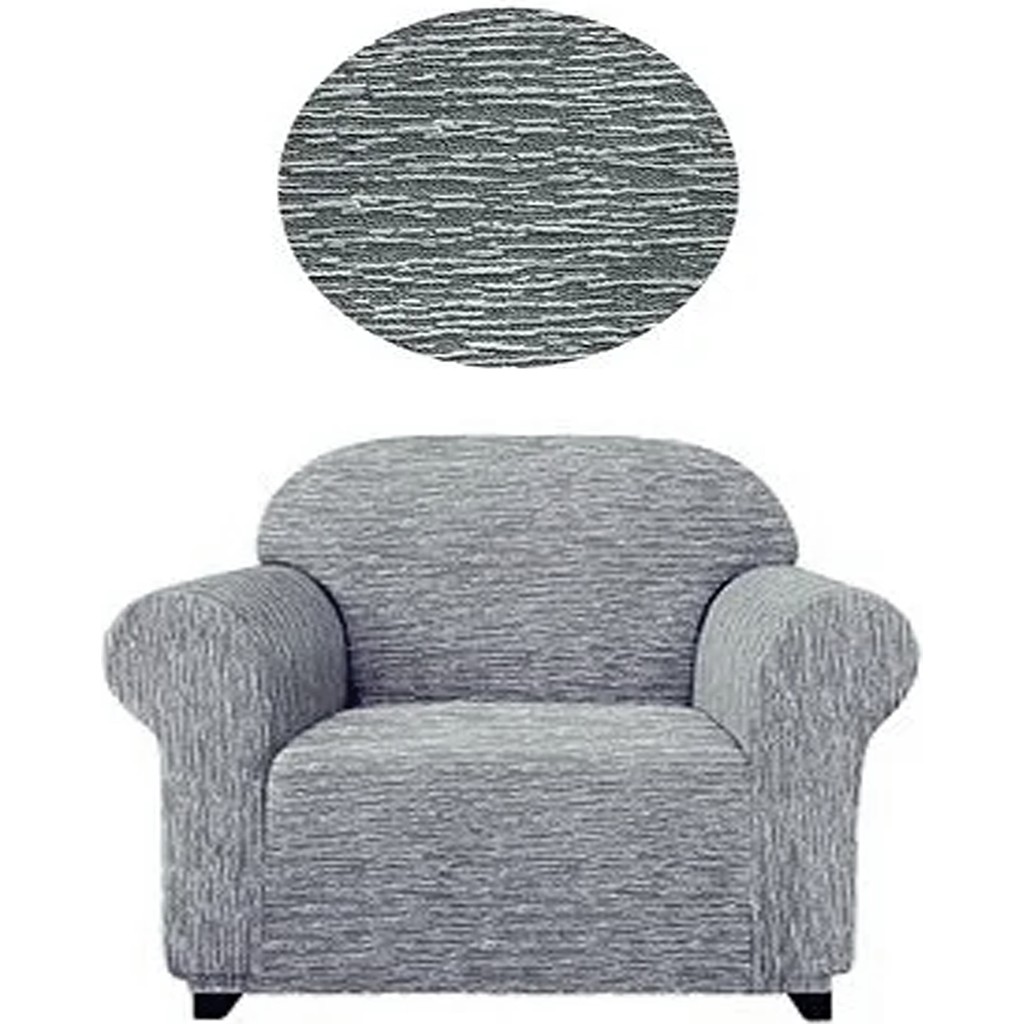 Güzelevim Tekstil Jkarlı Düz Desen Tekli Koltuk Kılıfı Berjer Koltuk Örtü - 80 x 120 cm - Gri Tekli Koltuk & Berjer Fiyatı