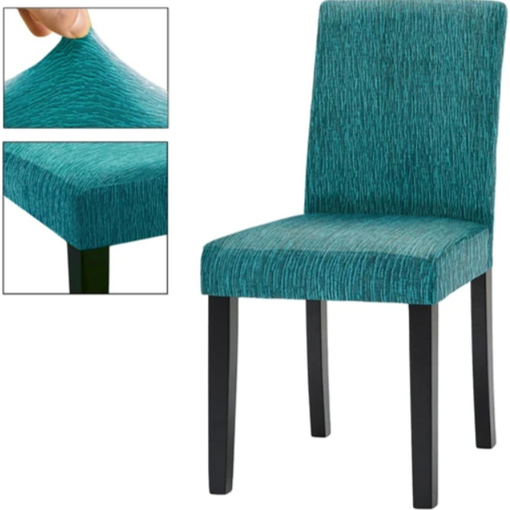 Güzelevim Tekstil Sandalye Kılıfı Jakarlı Düz Desen Lastikli (1 Adet) Sandalye Örtüsü - 40 x 55 cm - Mint Standart Sandalye Fiyatı