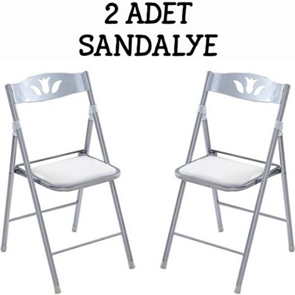 Güzelkan Katlanır Mutfak Sandalyesi Kırma Koltuk Beyaz 2 Adet 1054 Masa - Sandalye & Tabure Fiyatı