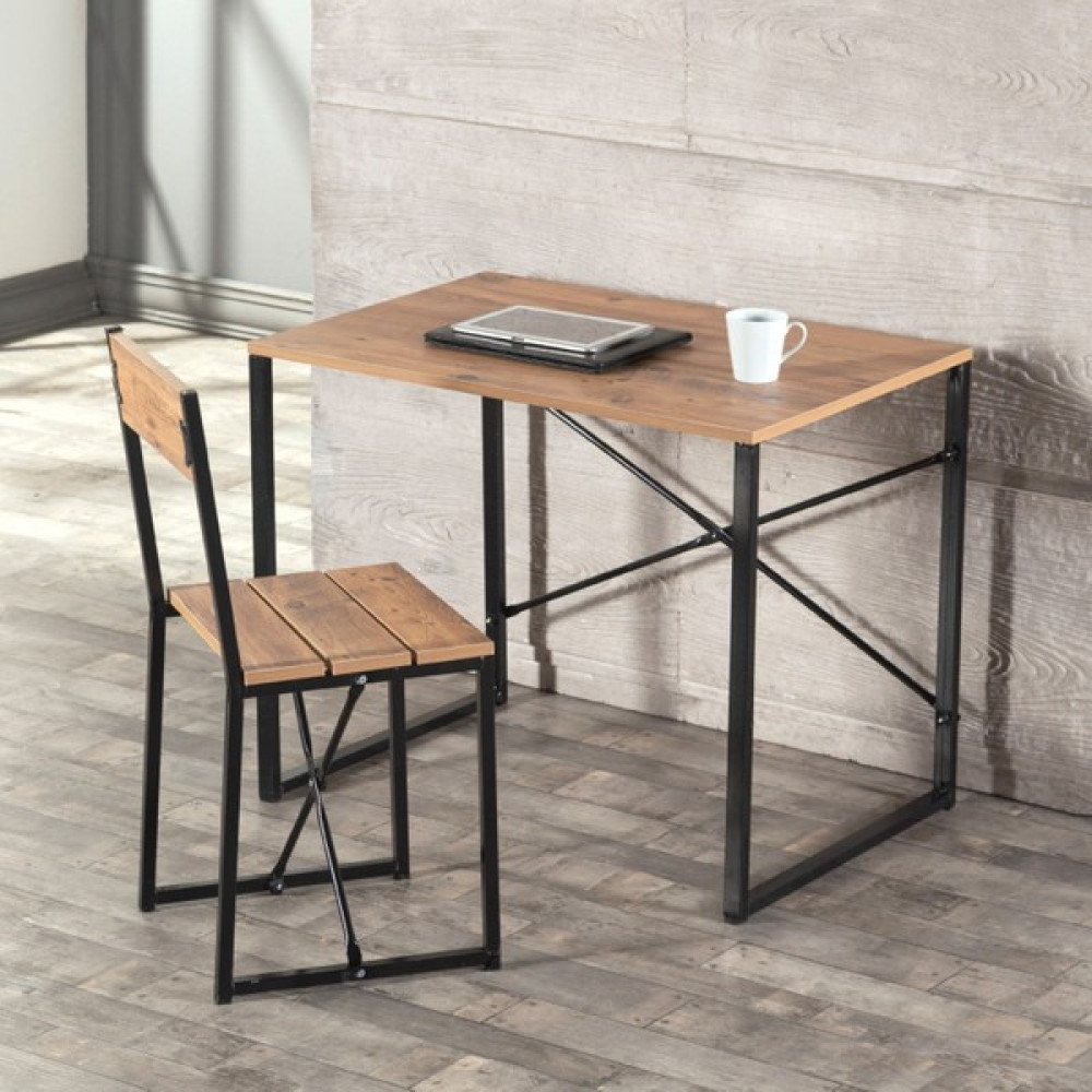 Güzelkan Madeni Eşya Çalışma Masası Bilgisayar Masası Ofis Sandalyesi 1016 - 90 x 60 x 70 cm - Atlantik Çam Çalışma Masası Fiyatı