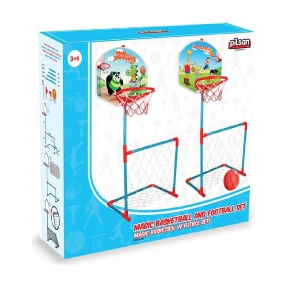 Guzzy Futbol Kalesi Basket Potası Portatıf Kullanıbilen Spor Aktivite Oyun Seti Futbol Malzemeleri Fiyatı