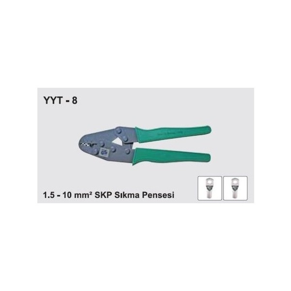 GWEST 5018 Yyt-8 Skp Tip Kablo Ucu Sıkma Pensesi 1,5-10MM Gwest Oto Boyaları Fiyatı