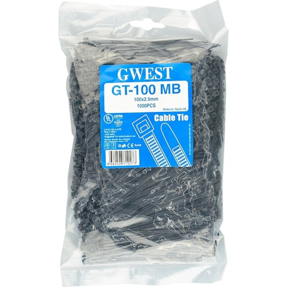 Gwest Gt 100MB 100 x 2,5 mm Siyah Kablo Bağı Elektrikli El Aletleri Fiyatı