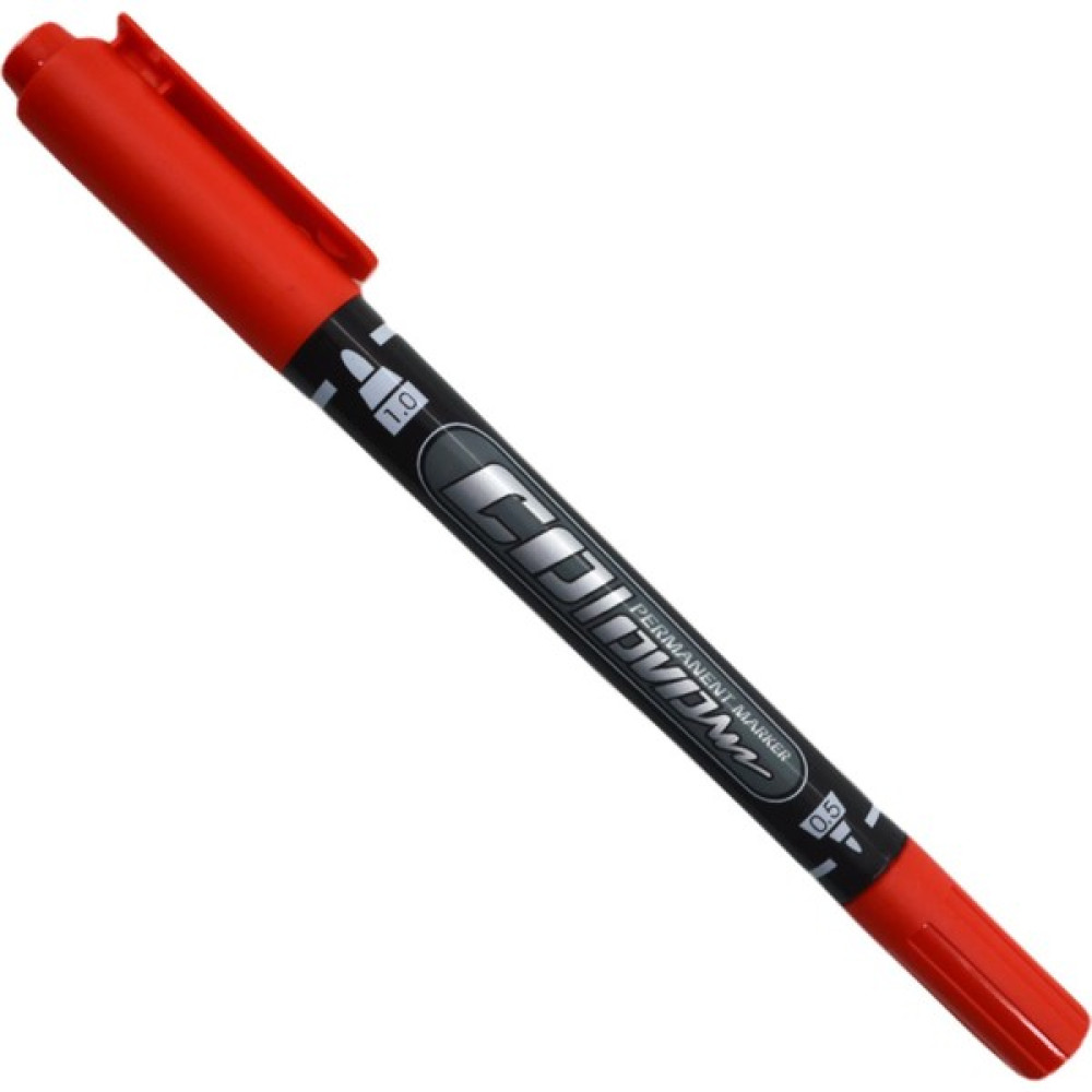 Gxin Asetat Kalemi Çift Taraflı Uç 0.5-1.0 mm 1 Adet - Kırmızı CD-DVD-Asetat Kalemi Fiyatı