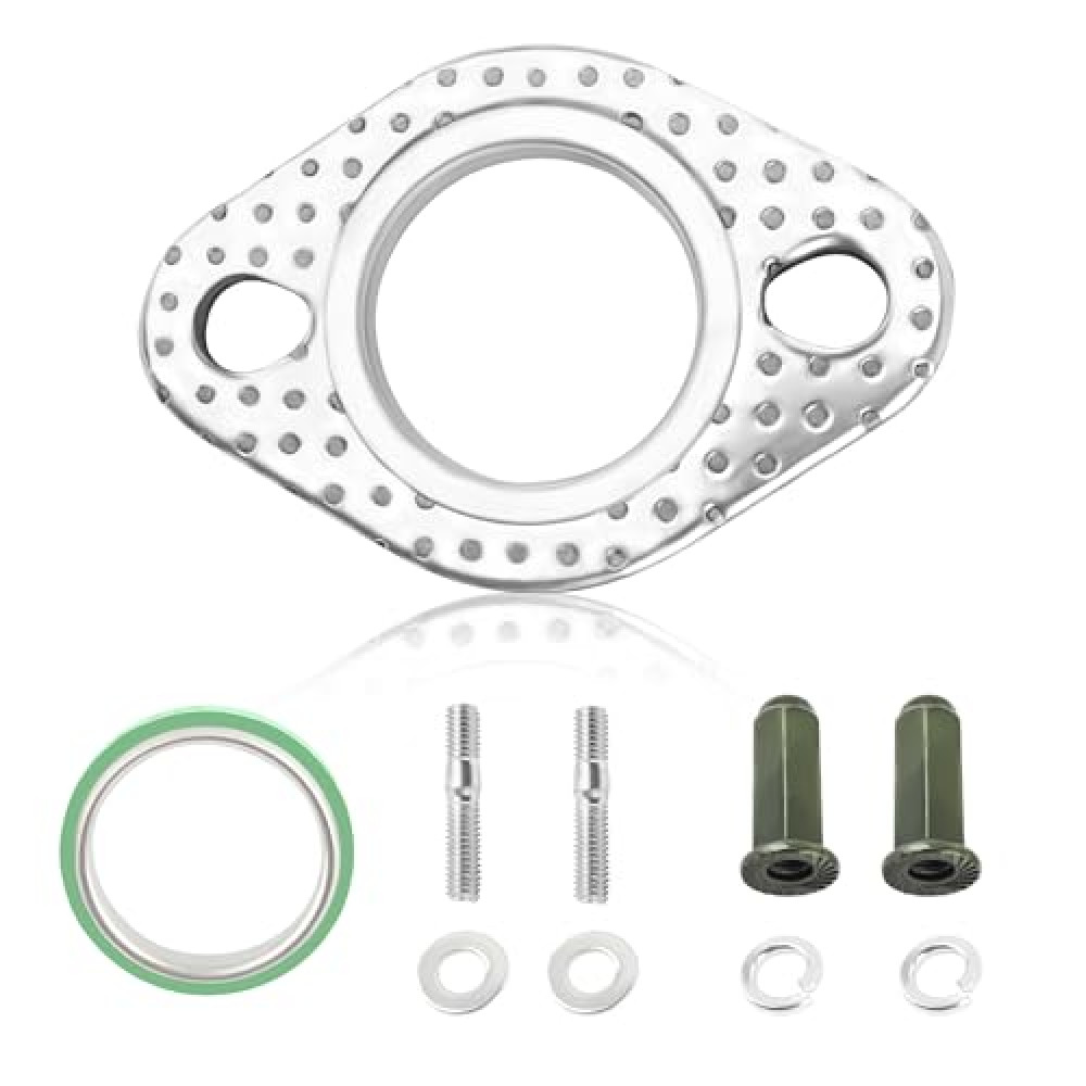 GY6 150cc Exhaust Gasket Kit with Bolt Nuts,Fit GMB139 Engine Moped Exhaust ATV Go Kart Scooter Exhaust with 50cc 70cc 90cc 110cc 150cc,Car Accessories Exhaust Flange Gasket