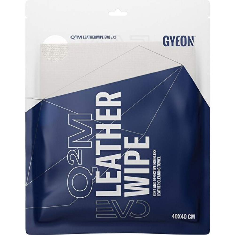 Gyeon Q²m Leatherwipe evo Deri Aksamlara Özel Temizleme Bezi 2'li Paket - 40X40 cm Oto Bakım Bezleri Fiyatı