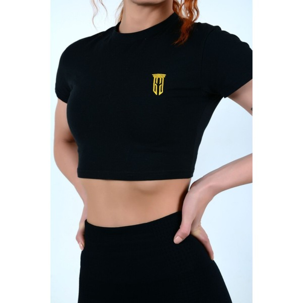 Gymgarage - Relaxed Fıt-Tshirt-Siyah Bayan T-shirt Fiyatı