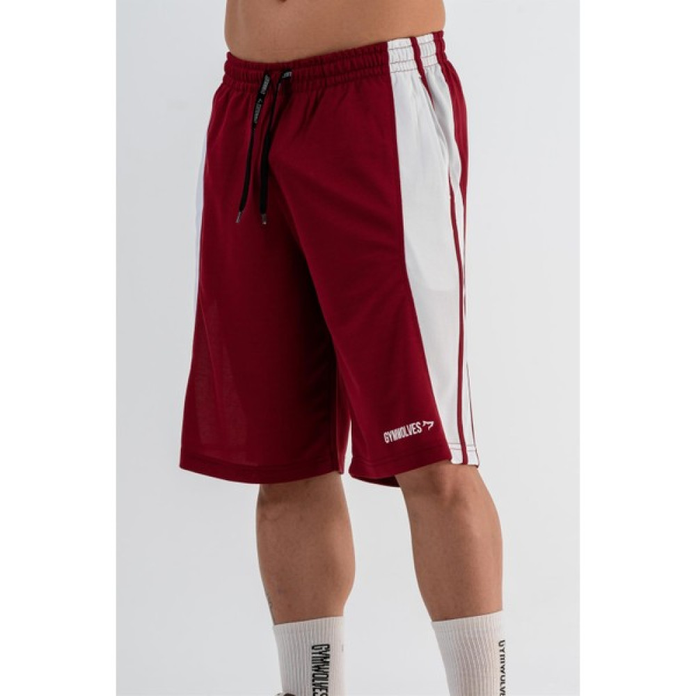 Gymwolves Erkek Basketbol Şort | Bordo | Spor Şort | Şort & Kapri (Outdoor) Fiyatı