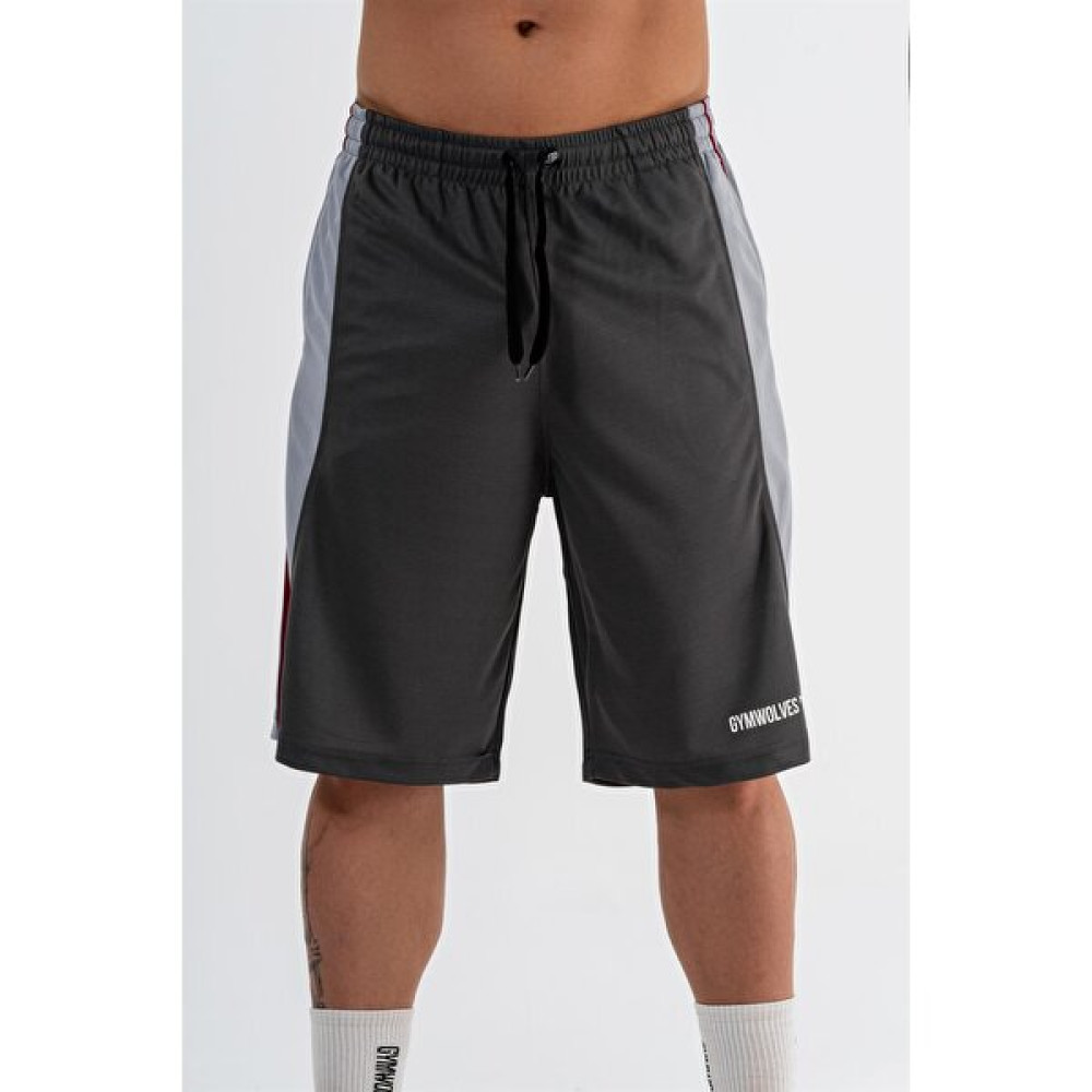 Gymwolves Erkek Basketbol Şort | Dark Grey | Spor Şort | Şort & Kapri (Outdoor) Fiyatı