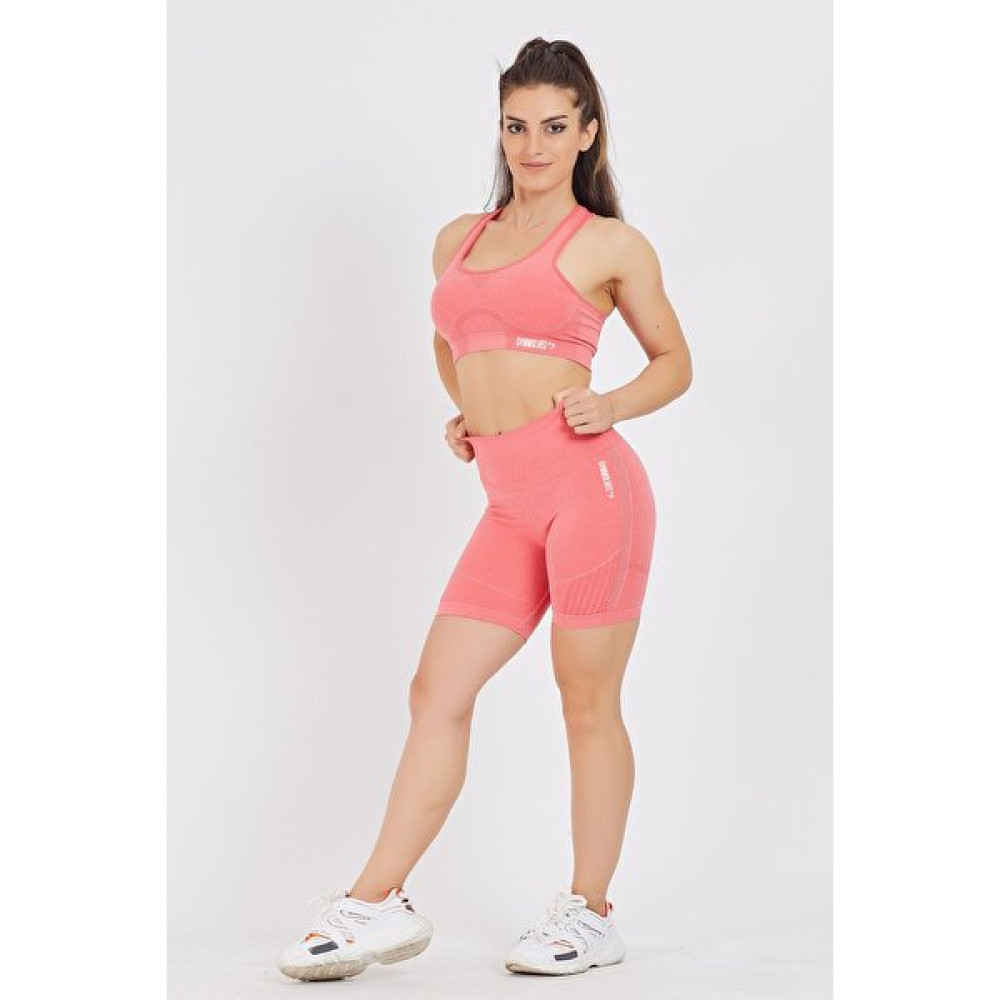 Gymwolves Kadın Spor Şort | Biker | Orange | Dikişsiz Spor Şort | Enerji Serisi Şort & Kapri (Outdoor) Fiyatı
