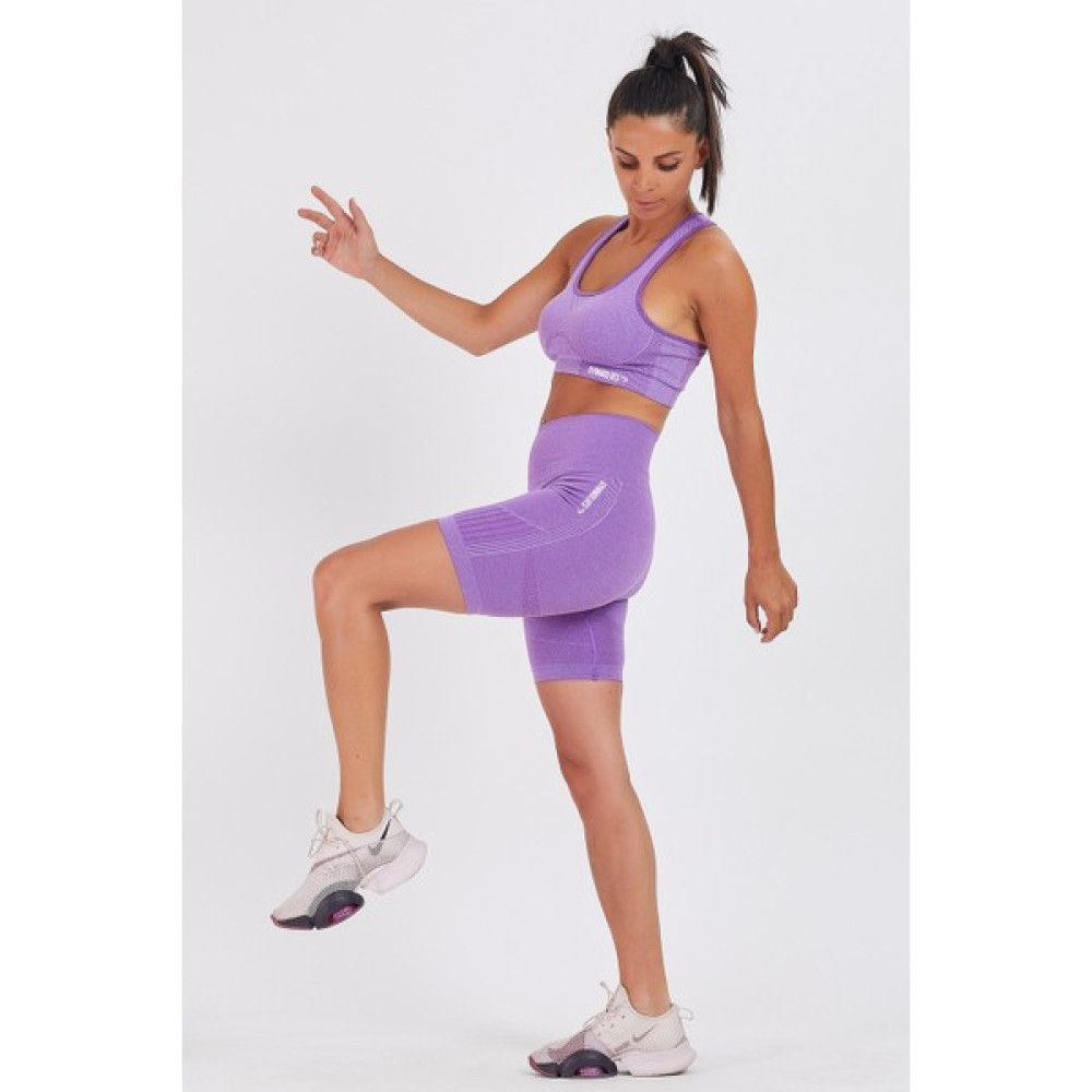Gymwolves Kadın Spor Şort | Biker | Purple | Dikişsiz Spor Şort | Enerji Serisi Şort & Kapri (Outdoor) Fiyatı
