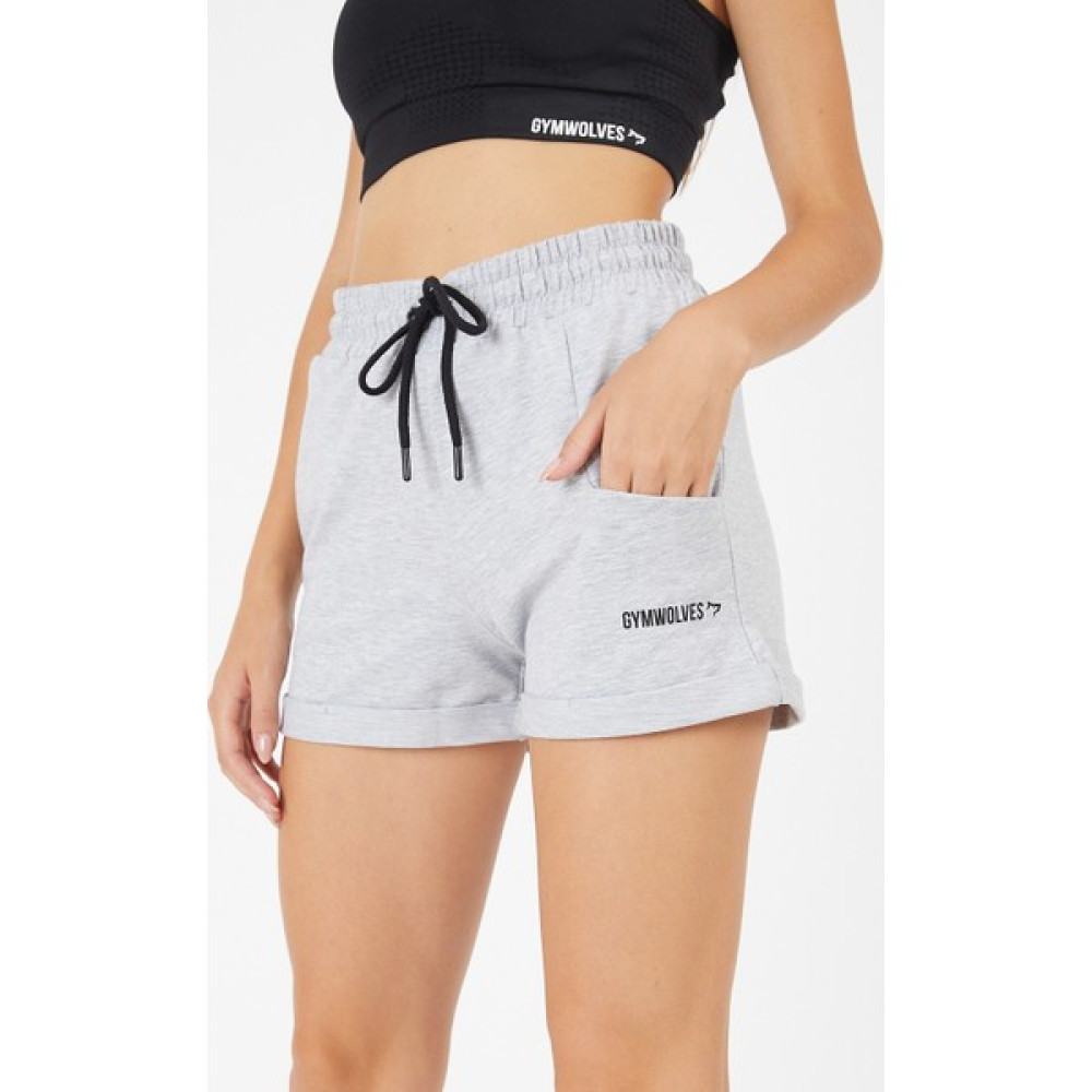 Gymwolves Kadın Spor Şort | Gri | Comfort Serisi | Woman Sports Sorts Şort & Kapri (Outdoor) Fiyatı