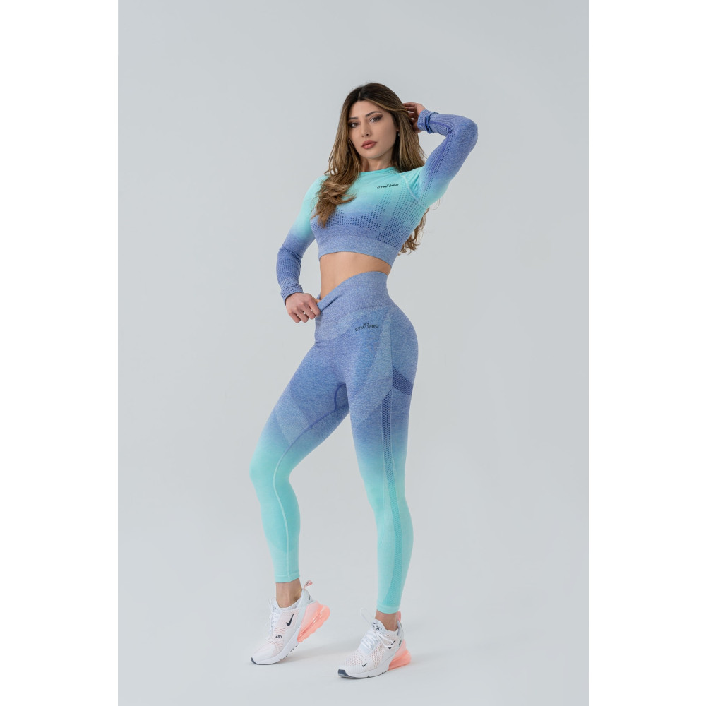 GYMXPRO Dikişsiz Push-up Detaylı Toparlayıcı Degrade Desen Spor Tayt S Beden Tayt Fiyatı