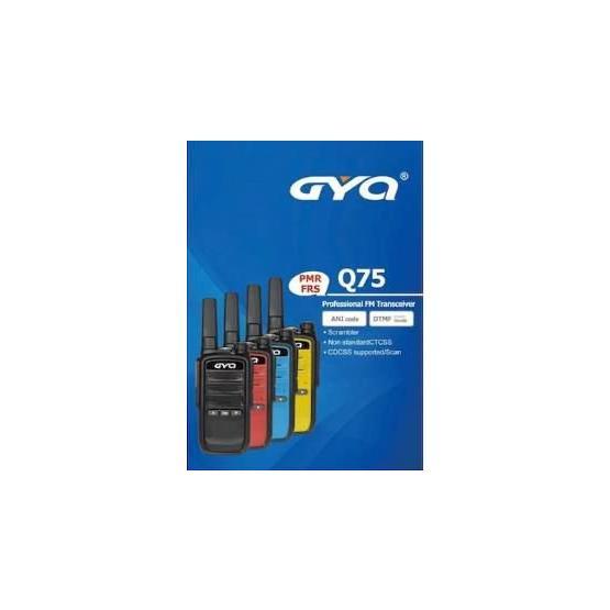 GYQ Q75 PMR Sarı Tekli El Telsizi