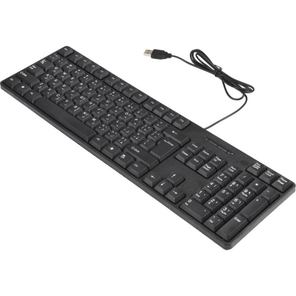 GZPLZ MC-689 USB Kablolu Klavye, Arapça Sürüm Siyah (Yurt Dışından) Klavye - Mouse Fiyatı