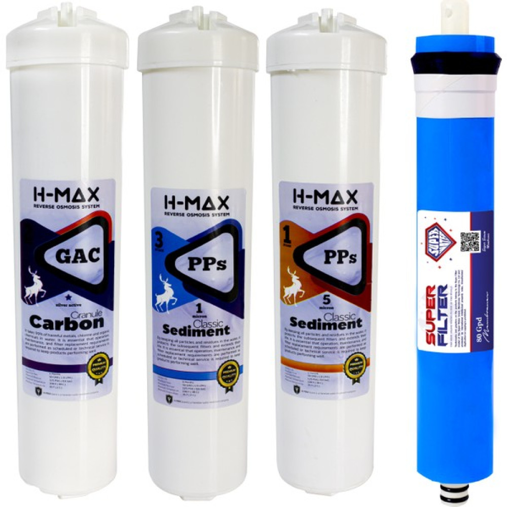 H-Max 80 Gpd Süper Sarım Membran 1 Karbon 2 Sediment Kapalı Kasa Cihazlara Uyumlu Filtre - Beyaz Oto Boyaları Fiyatı