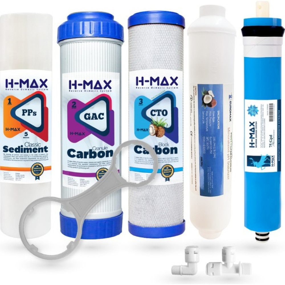 H-Max Açık Kasa Su Arıtma Cihazı 5'li Filtre Seti H-Max Membran Bahçe Makinesi Aksesuar & Yedek Parça Fiyatı
