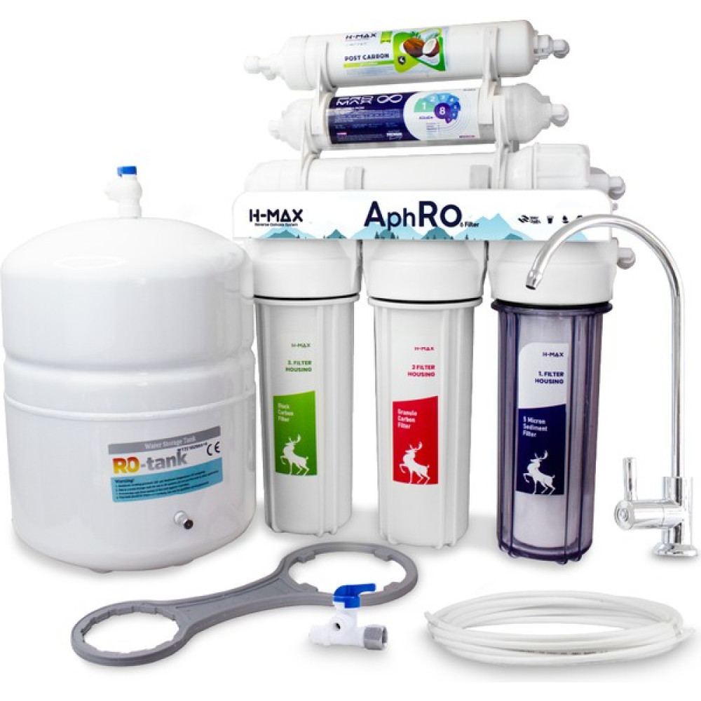 H-Max Aphro 6 Filtreli Lg Membranlı 9 Litre Çelik Tanklı Açık Kasa Su Arıtma Cihazı - 0025 - Renkli Bahçe Makinesi Fiyatı