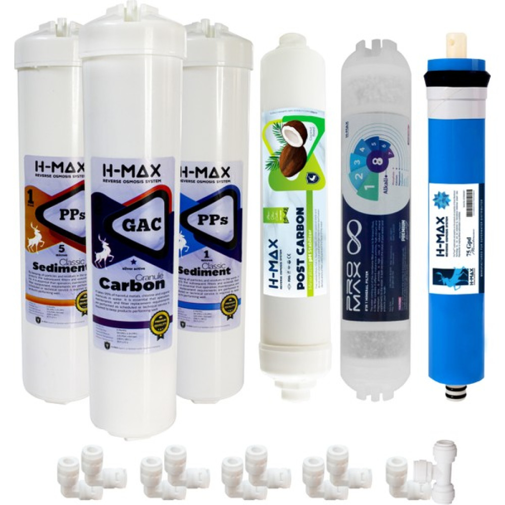 H-Max Kapalı Kasa Su Arıtma Cihazı Membranlı 12'li Filtre Seti - A0057 Bahçe Makinesi Aksesuar & Yedek Parça Fiyatı