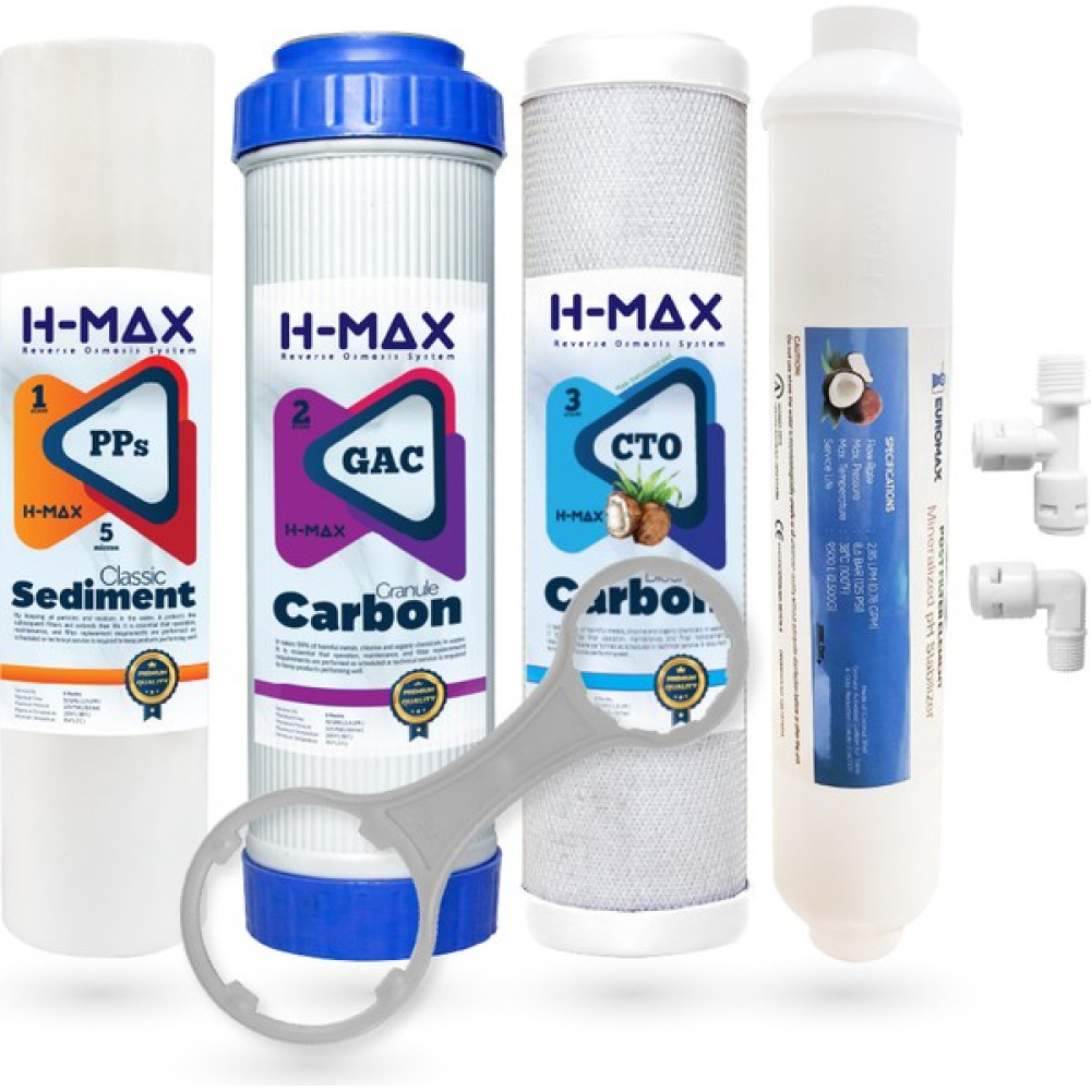 H-Max Reverse Osmosis System Açık Kasa Su Arıtma 4lü Filtre Seti - YOK Bahçe Makinesi Aksesuar & Yedek Parça Fiyatı
