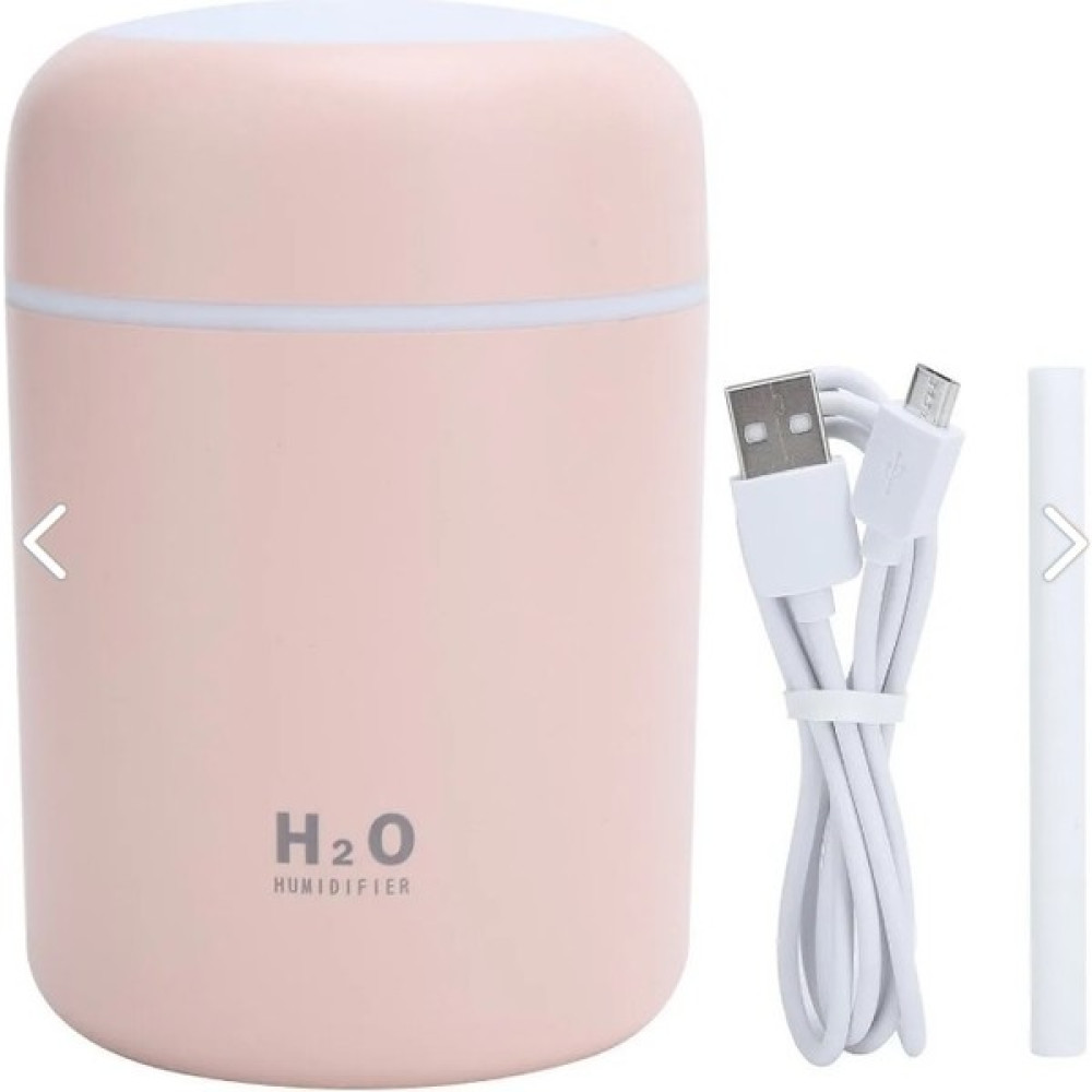 H2o 300 ml Ulrasonik Hava Nemlendirici Buhar Makinesi - Pembe Hava Temizleme - Nemlendirme Cihazları Fiyatı