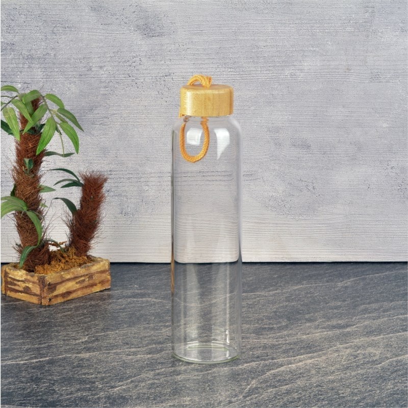 H2O Bambu Kapaklı Cam Matara Matara Fiyatı