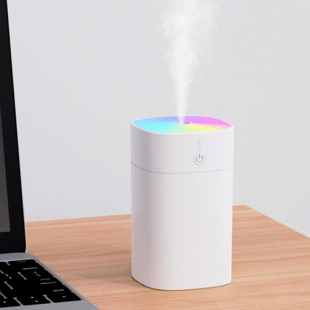 H2O Humidifier 400ML Ultrasonik Hava Nemlendirici Buhar Makinesi ve Aroma Difüzörü - Beyaz Hava Temizleme - Nemlendirme Cihazları Fiyatı