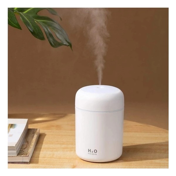 H2O Humidifier Ultrasonik Işıklı Buharlı Hava Nemlendirici ve Aroma Difüzörü - Beyaz Diğer Fiyatı