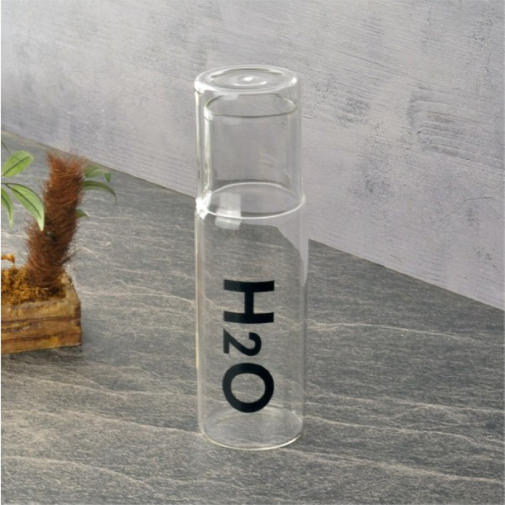 H2o Tohana Cam Başucu Sürahisi - Siyah - 600 ml Sürahi Fiyatı