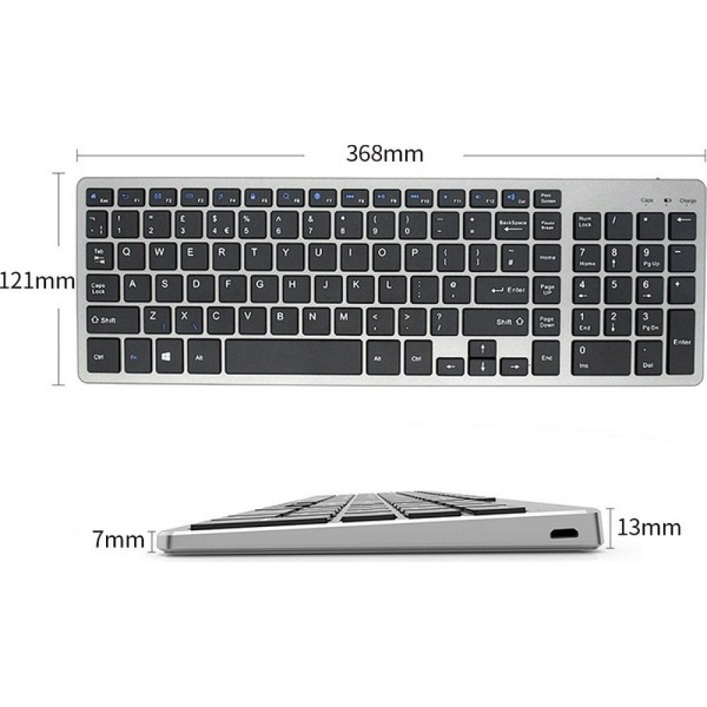 H9 Işletim Sistemi Sistem Klavyesi Mac Klavyesi Bluetooth Kablosuz Klavye (Yurt Dışından) - Siyah Oyuncu Klavyesi Fiyatı